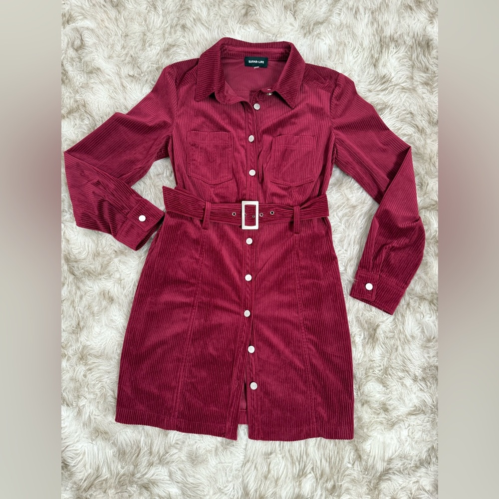 Corduroy Shirt  Dress